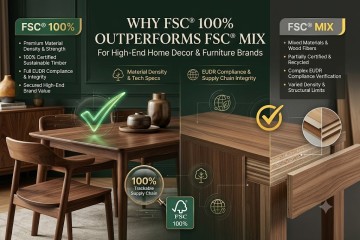 Why FSC-100% Outperforms FSC-Mix for High-End Home Decor & Furniture Brands